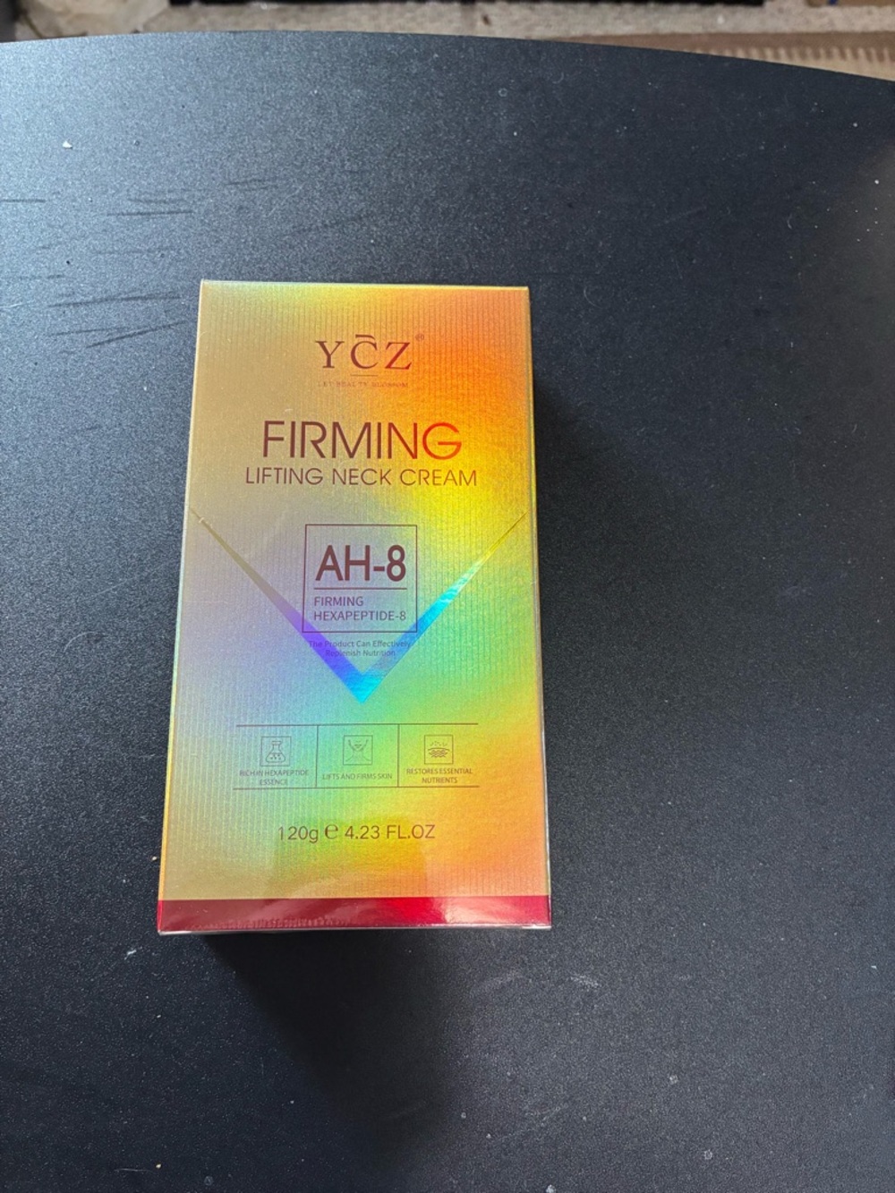 Firming Lifting Neck Cream AH-8 — Iridescent Gold